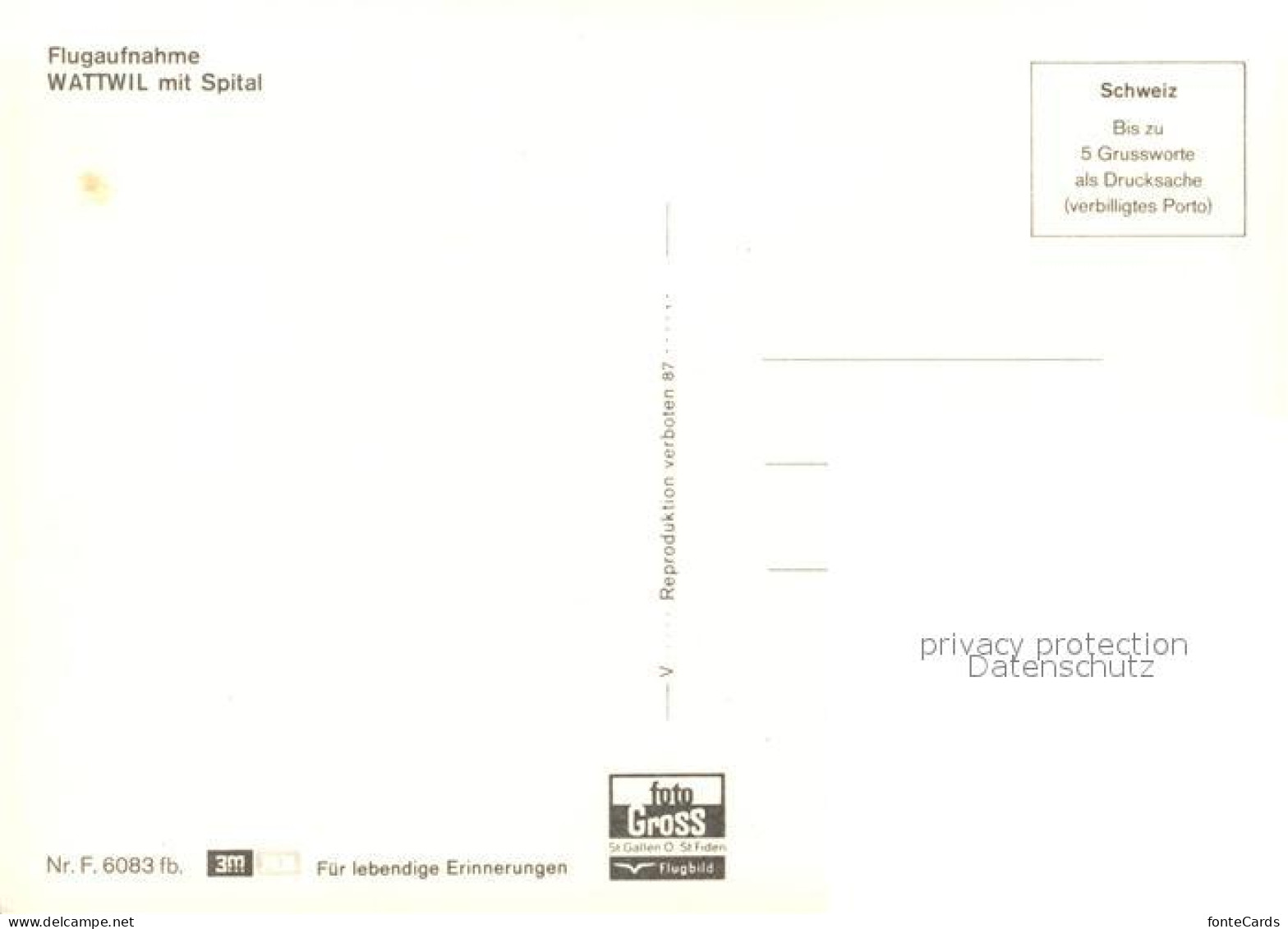13516569 Wattwil Fliegeraufnahme Mit Spital Wattwil - Other & Unclassified