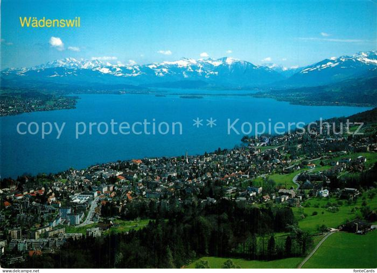 13516389 Waedenswil Zuerichsee Alpenpanorama Fliegeraufnahme Waedenswil - Other & Unclassified