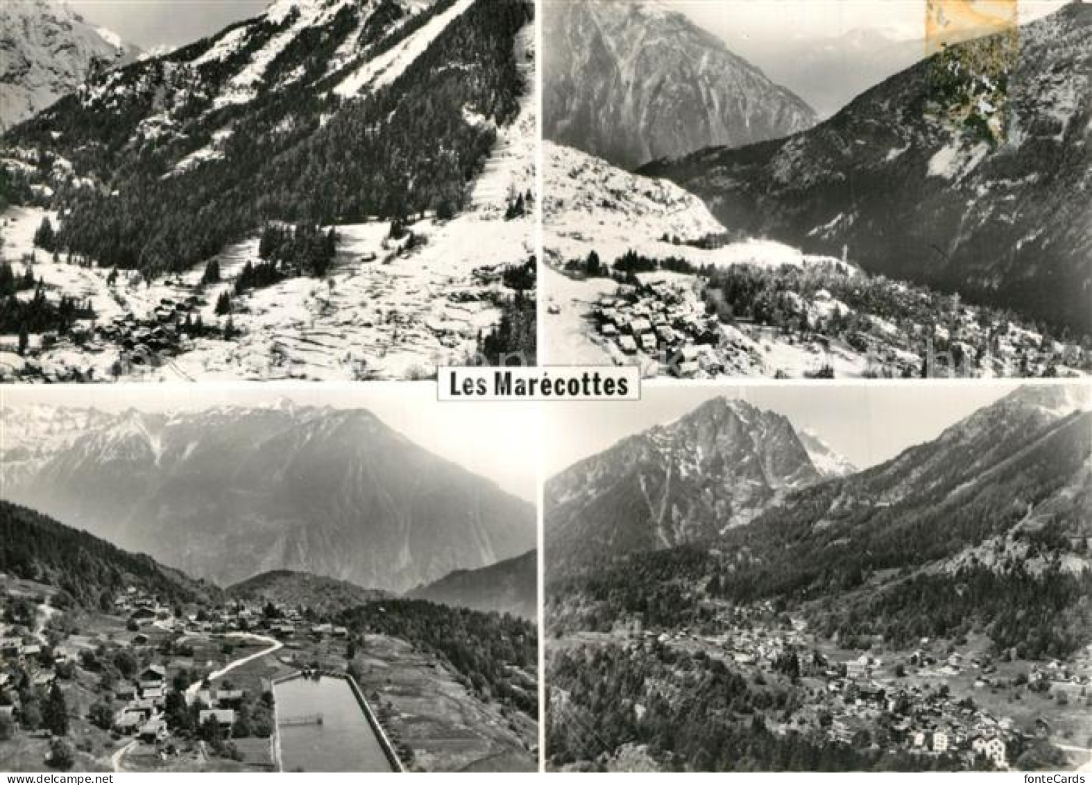 13515837 Les Marecottes Gesamtansicht Mit Alpenpanorama Les Marecottes - Other & Unclassified