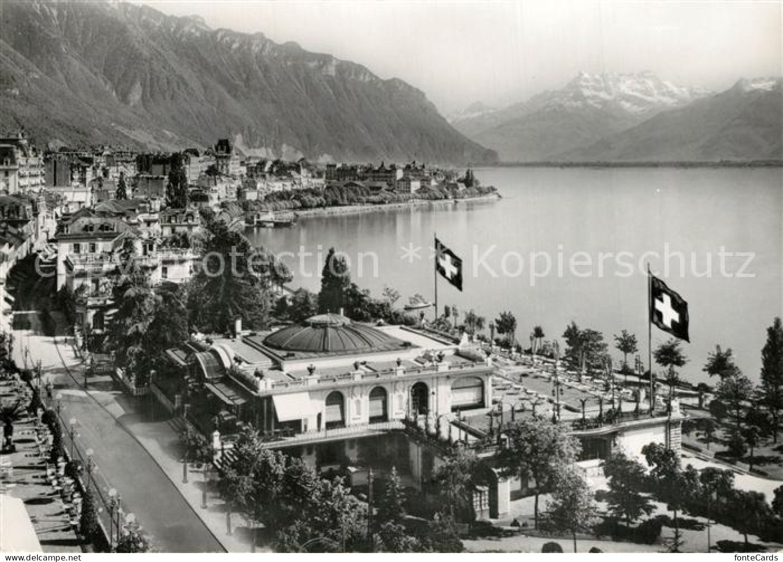 13515269 Montreux VD Pavillon Des Sports Et Les Dents Du Midi Montreux VD - Andere & Zonder Classificatie