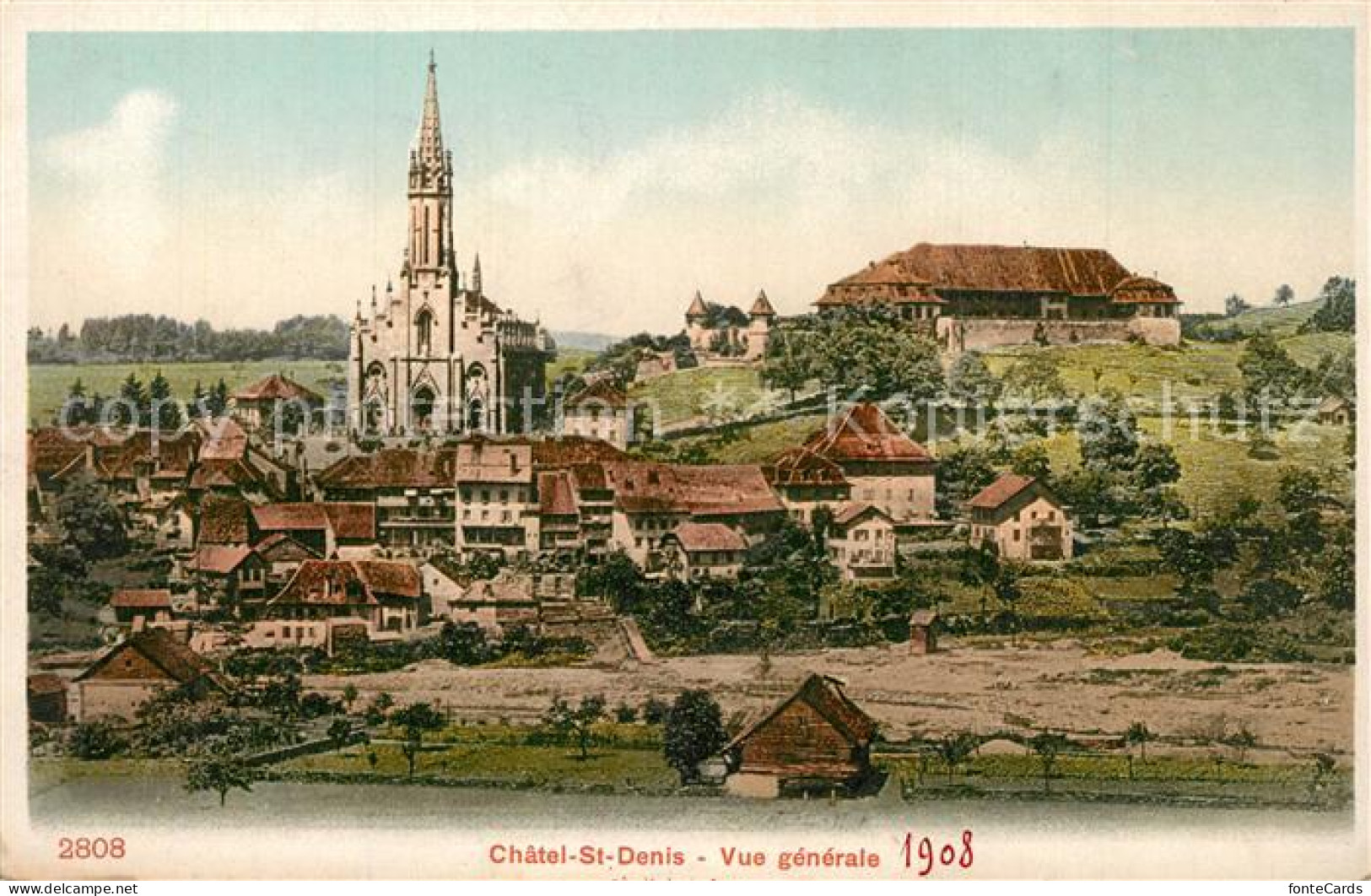 13514487 Chatel-St Denis Panorama Chatel-St Denis - Andere & Zonder Classificatie