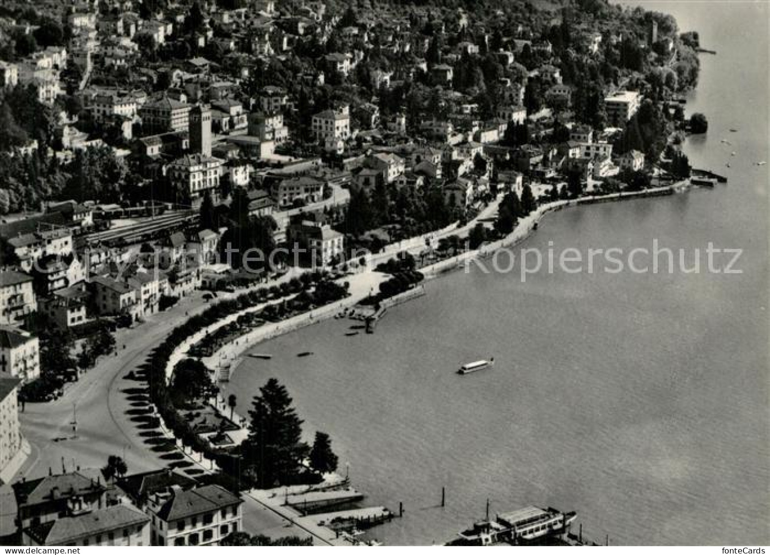 13504317 Locarno Lago Maggiore Fliegeraufnahme Locarno Lago Maggiore - Andere & Zonder Classificatie