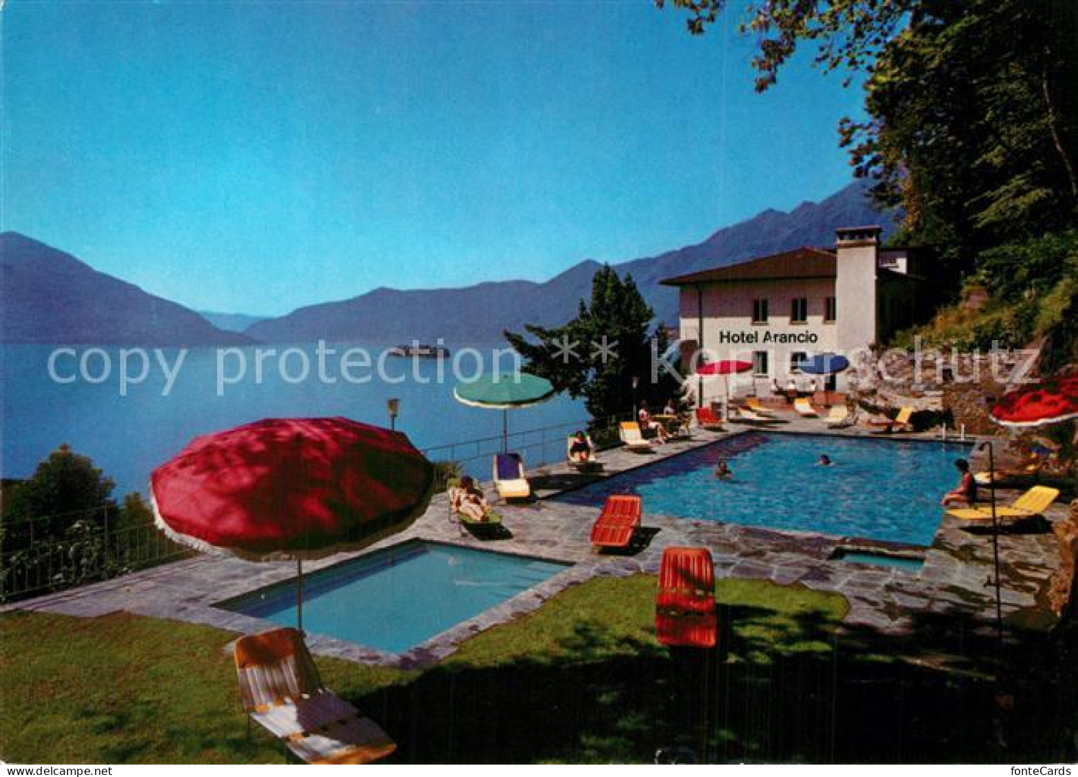 13491879 Ascona Lago Maggiore Hotel Arancio Schwimmbad Ascona Lago Maggiore - Autres & Non Classés