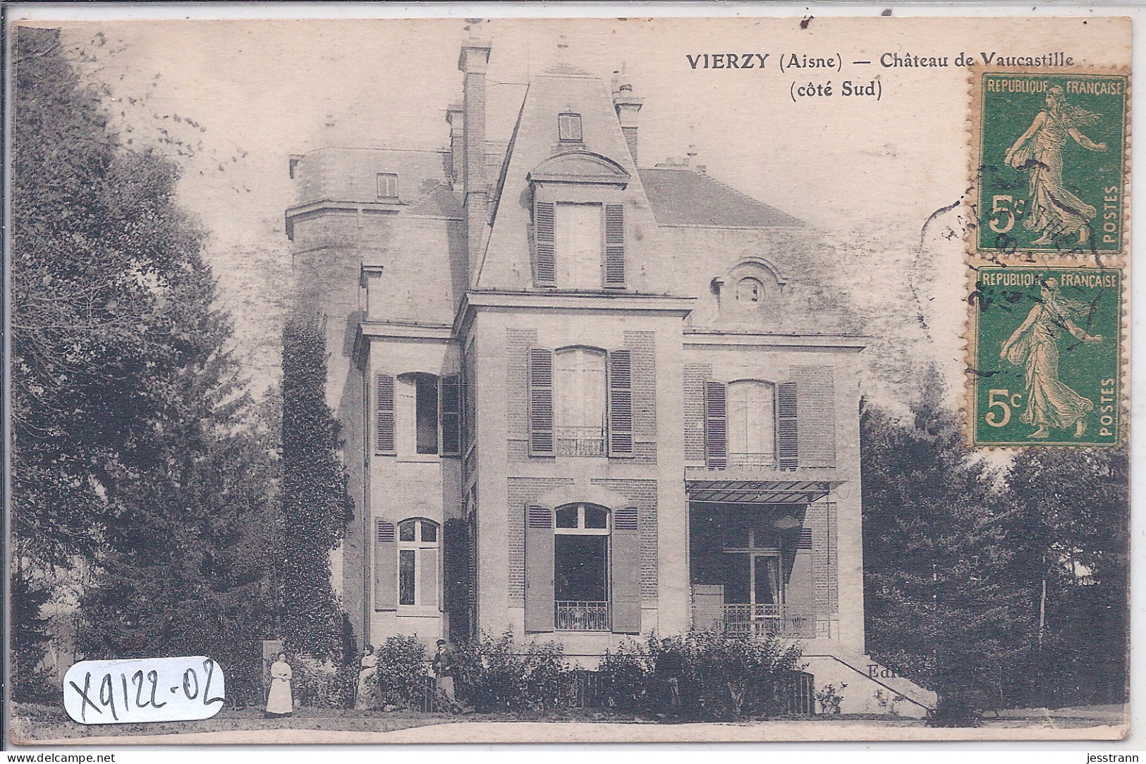 VIERZY- CHATEAU DE VAUCASTILLE- COTE SUD - Sonstige & Ohne Zuordnung