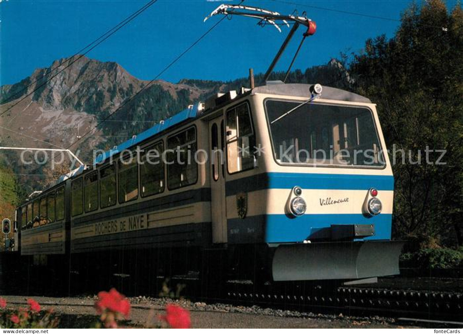 13374927 Rochers De Naye Eisenbahnlinie Rochers De Naye - Altri & Non Classificati