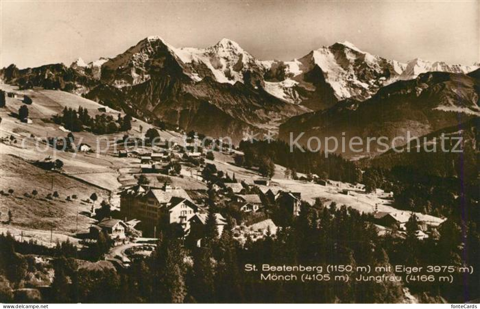 13369587 Beatenberg Eiger Moench Jungfrau Beatenberg - Other & Unclassified