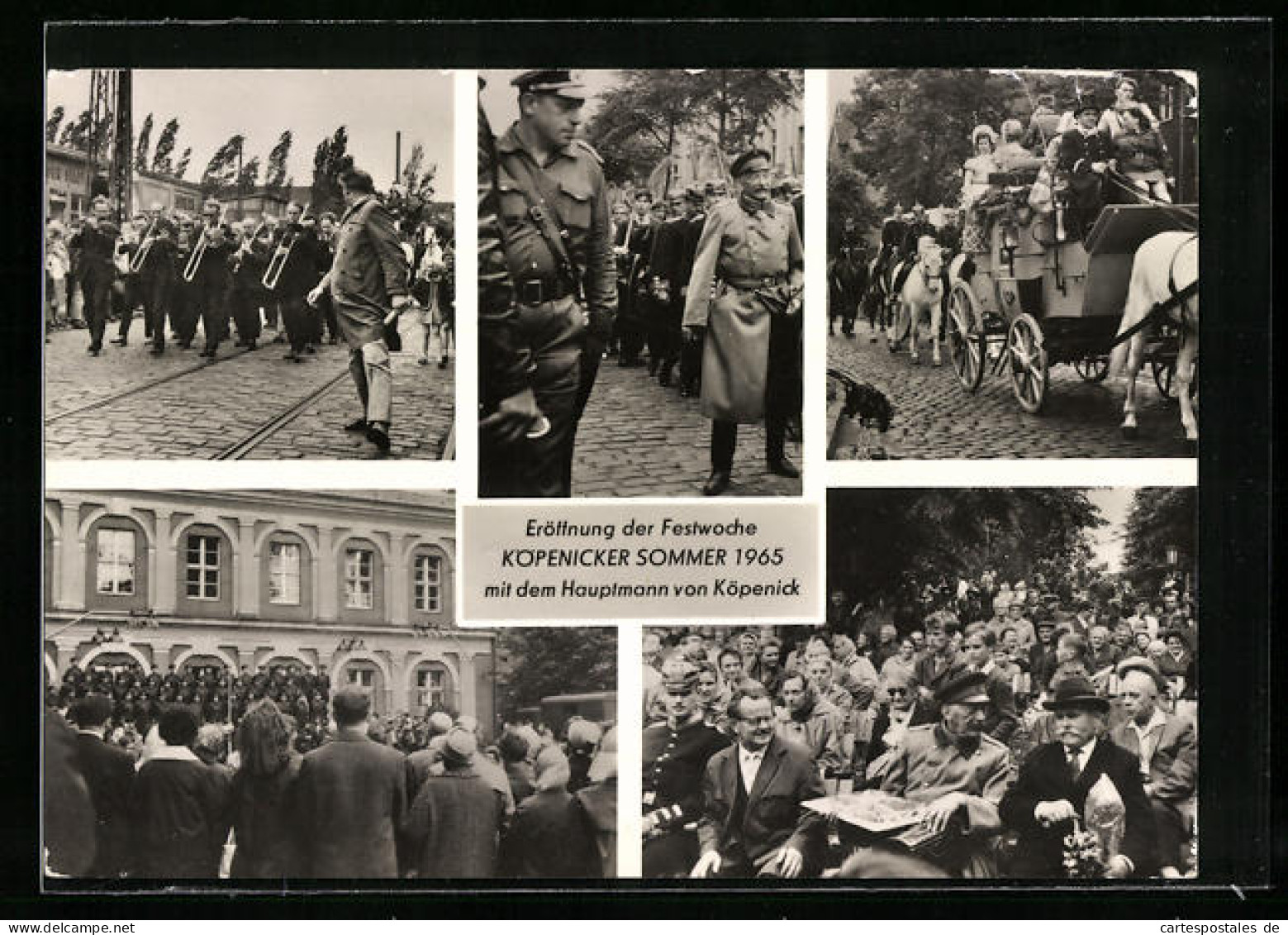 AK Berlin-Köpenick, Festwoche Köpenicker Sommer 1965, Eröffnung Mit Hauptmann  - Koepenick