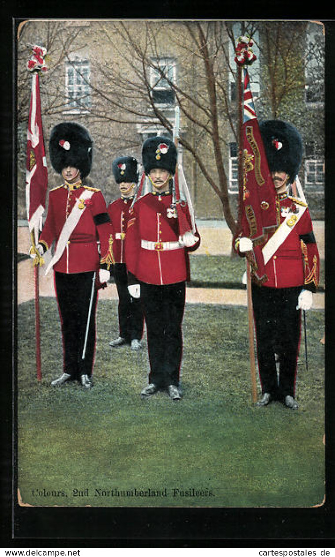 Pc Britische Gardisten, 2nd Northumerland Fusileers  - Sonstige & Ohne Zuordnung