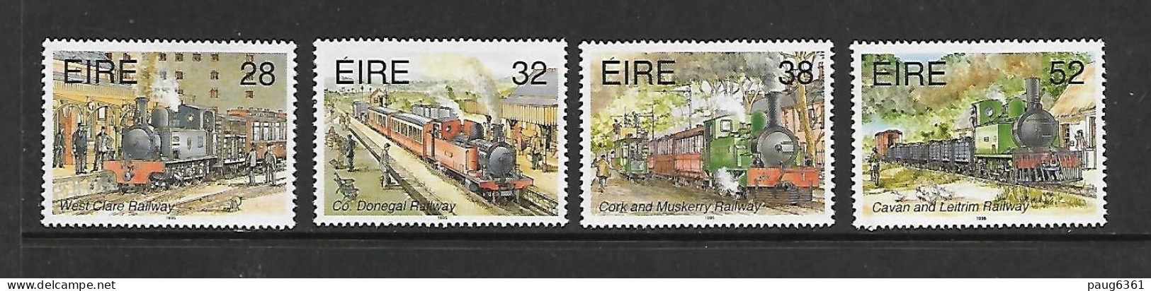 IRLANDE 1995 TRAINS  YVERT N°889/892 NEUF MNH** - Eisenbahnen