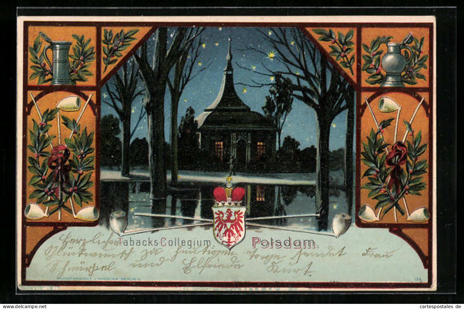 Lithographie Potsdam, Tabacks-Collegium  - Potsdam