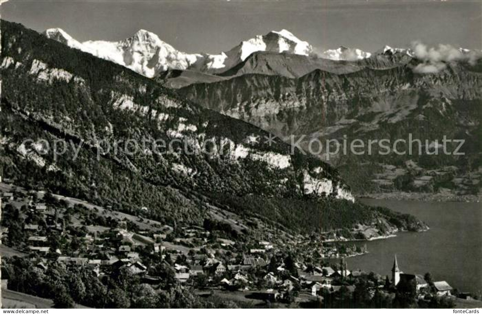 13357519 Sigriswil Panorma Eiger Moench Jungfrau Gletscherhorn  Sigriswil - Autres & Non Classés