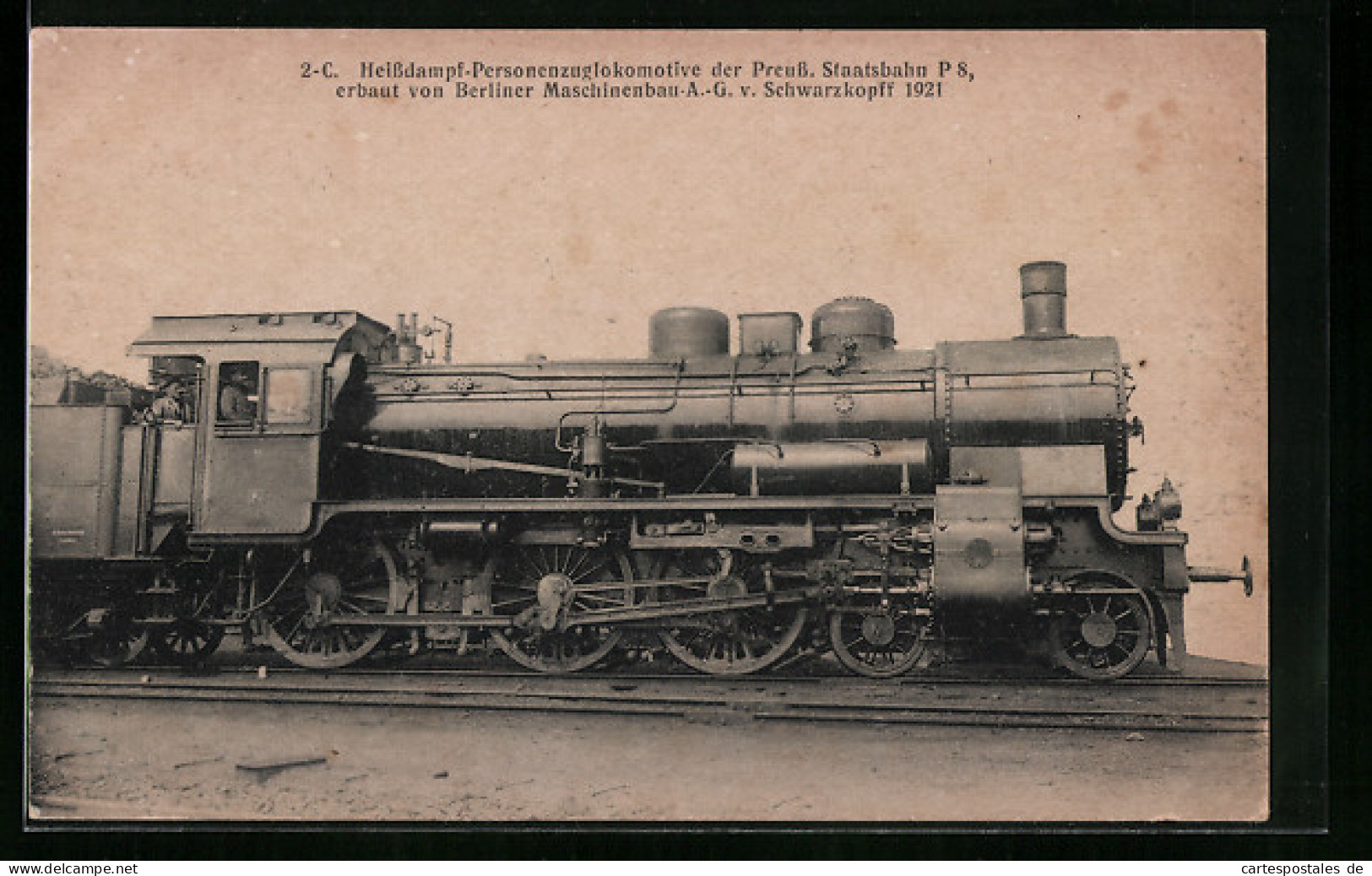 AK Eisenbahn, 2-C. Heissdampf-Personenzuglokomotive P8  - Trains