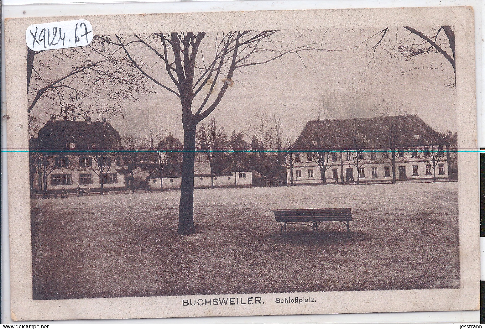 BUCHSWEILER- SCHLOSSPLATZ- PLACE DU CHATEAU - Altri & Non Classificati