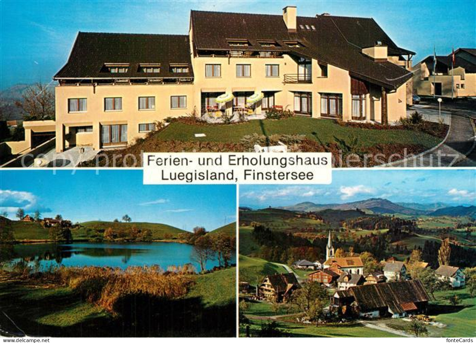 13355489 Finstersee Ferienhaus Erholungshaus Luegisland Landschaftspanorama See  - Sonstige & Ohne Zuordnung