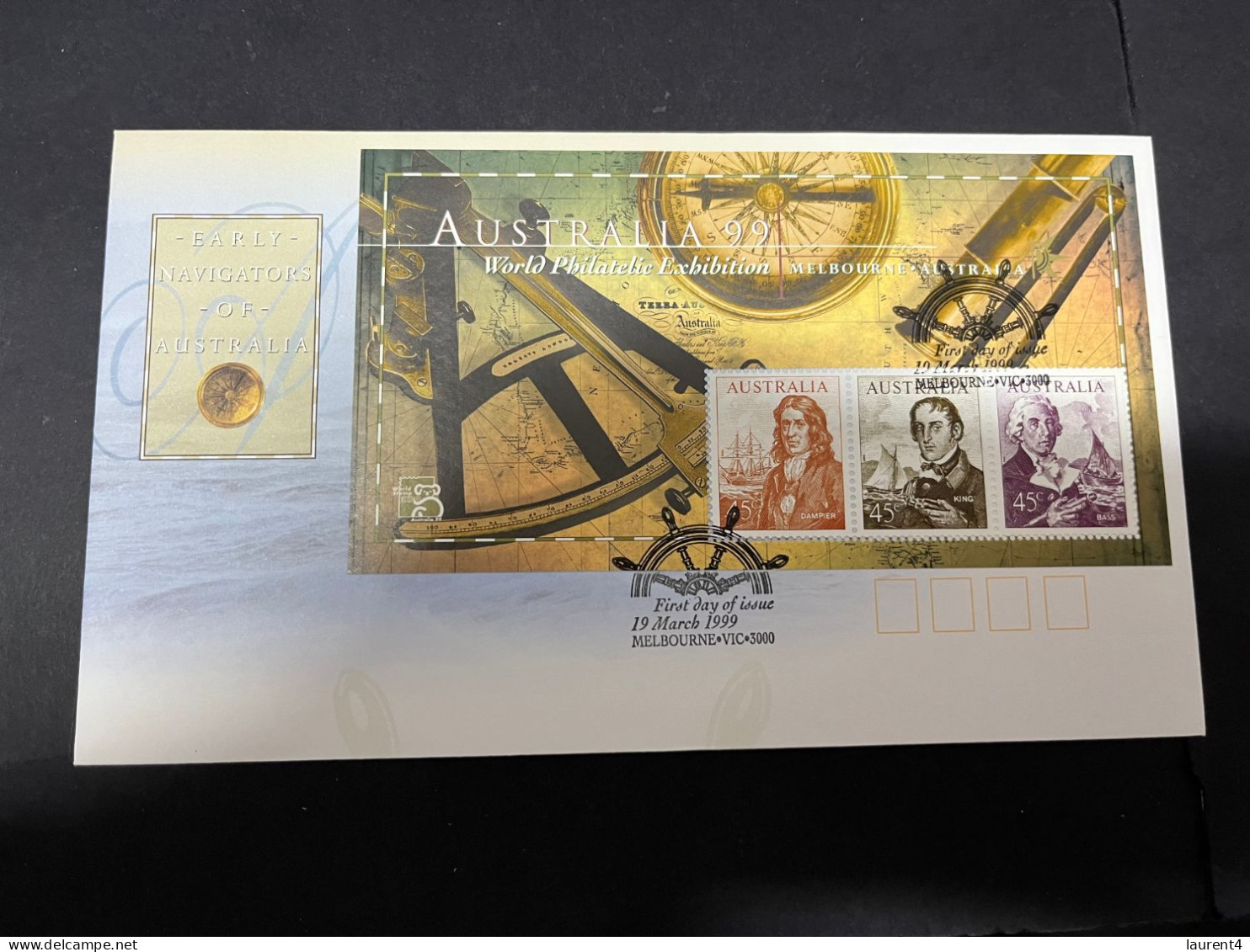 14-5-2024 (5 Z 9) Australia FDC - 1999 - (1 Cover) - Australia 99 Melbourne Stamp Show M/s - Primo Giorno D'emissione (FDC)