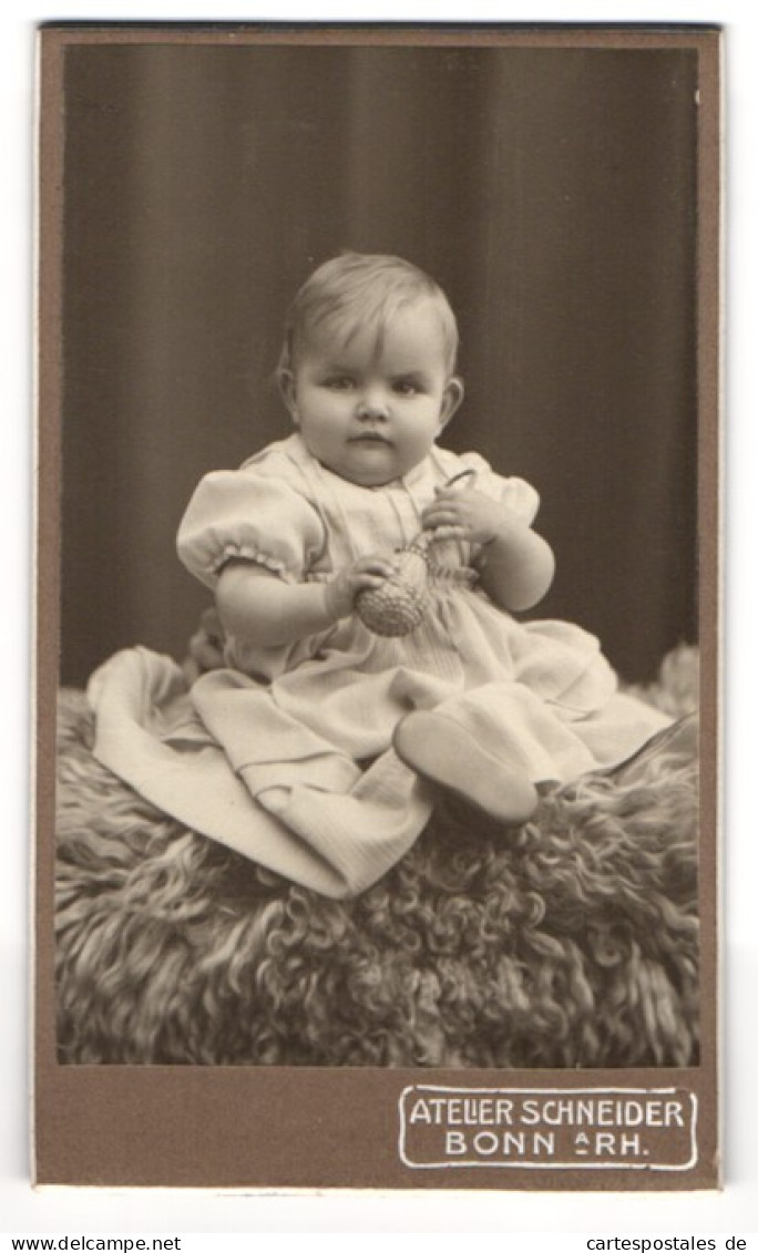 Fotografie Atelier Schneider, Bonn Am Rh., Kleines Mädchen Eleonore Lorbach, 1910  - Anonymous Persons