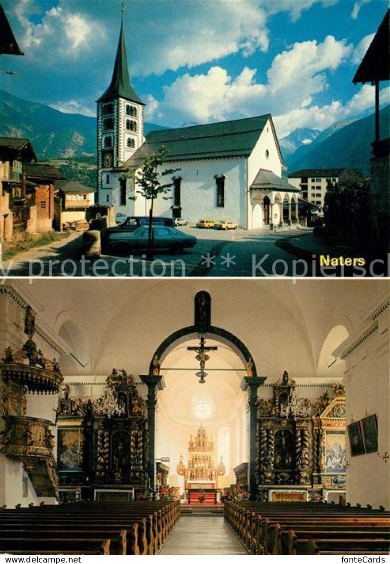 13340369 Naters Pfarrkirche Sankt Maurizius Naters - Andere & Zonder Classificatie