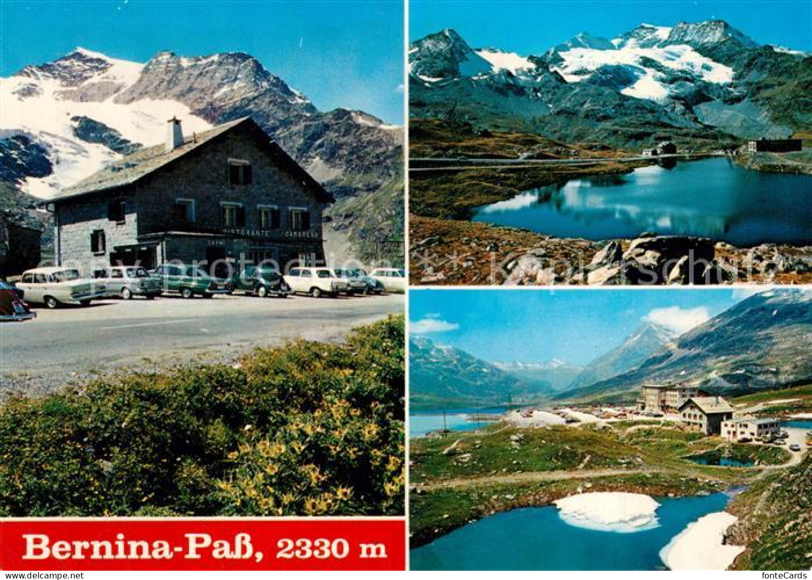 13339889 Pontresina Berninapass Gasthaus Cambrena Kiosk Piz Cambrena Gletscher B - Other & Unclassified