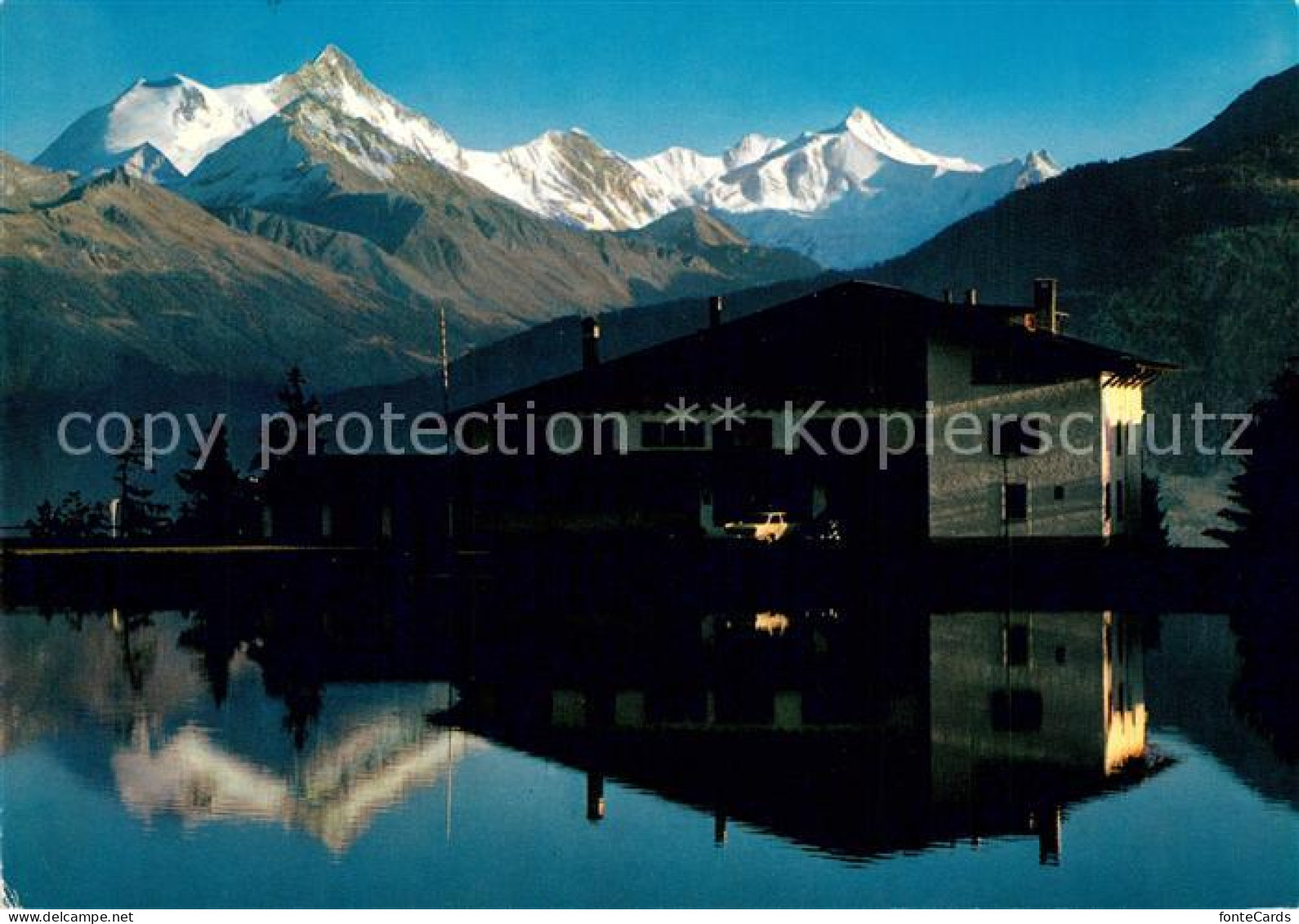 13339847 Montana VS Lac De Grenon Weisshorn Zinal Rothorn Walliser Alpen Wassers - Andere & Zonder Classificatie