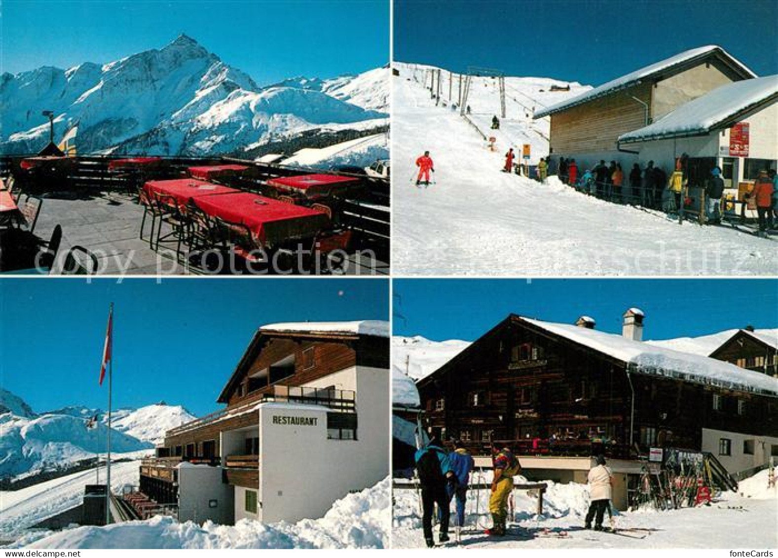 13339817 Obertschappina GR Berghaus Skihaus Obergmeind Berghotel Solaria Winters - Other & Unclassified