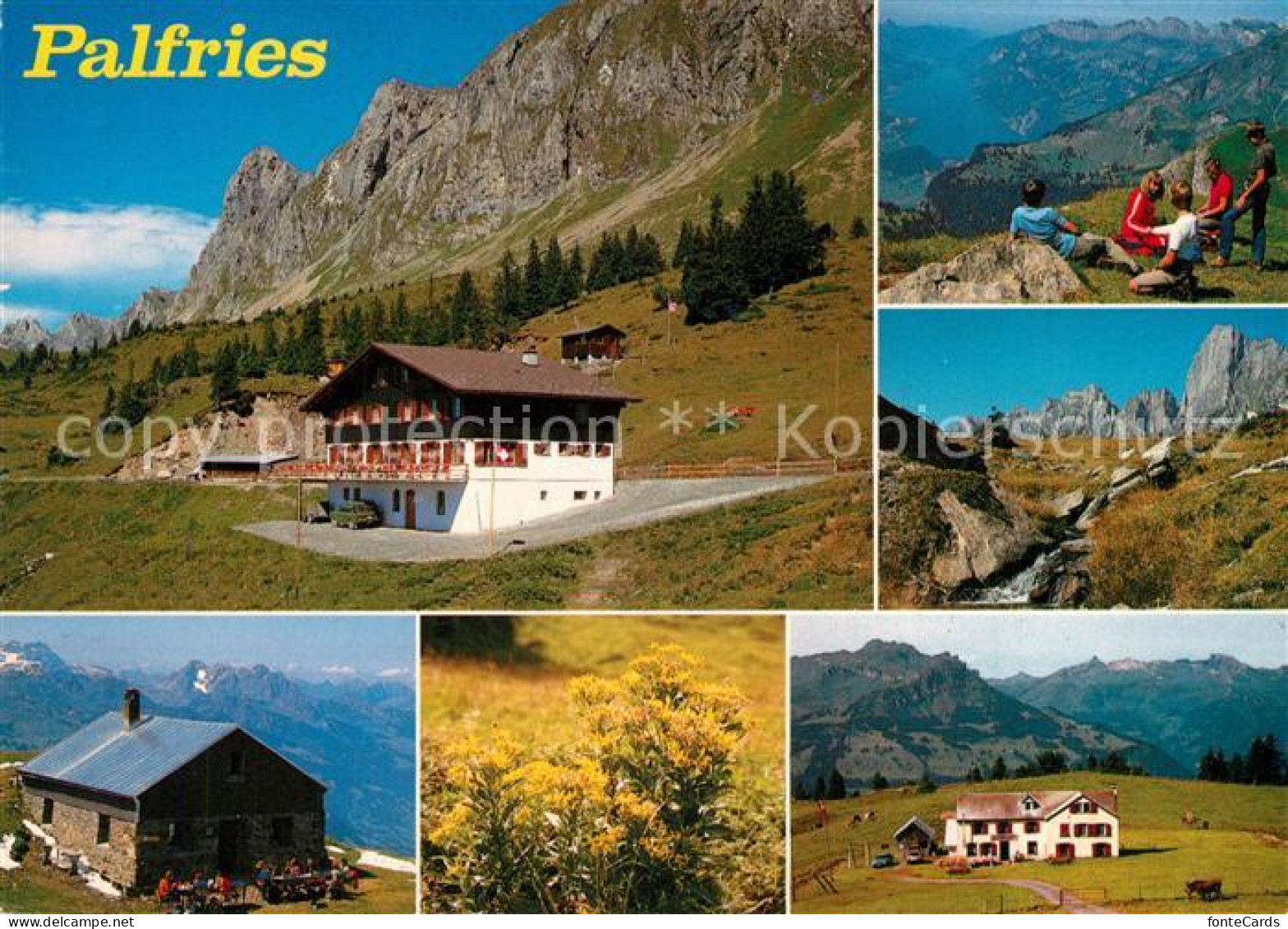 13339779 Azmoos Berghaus Palfries Landschaftspanorama Alpen Azmoos - Andere & Zonder Classificatie