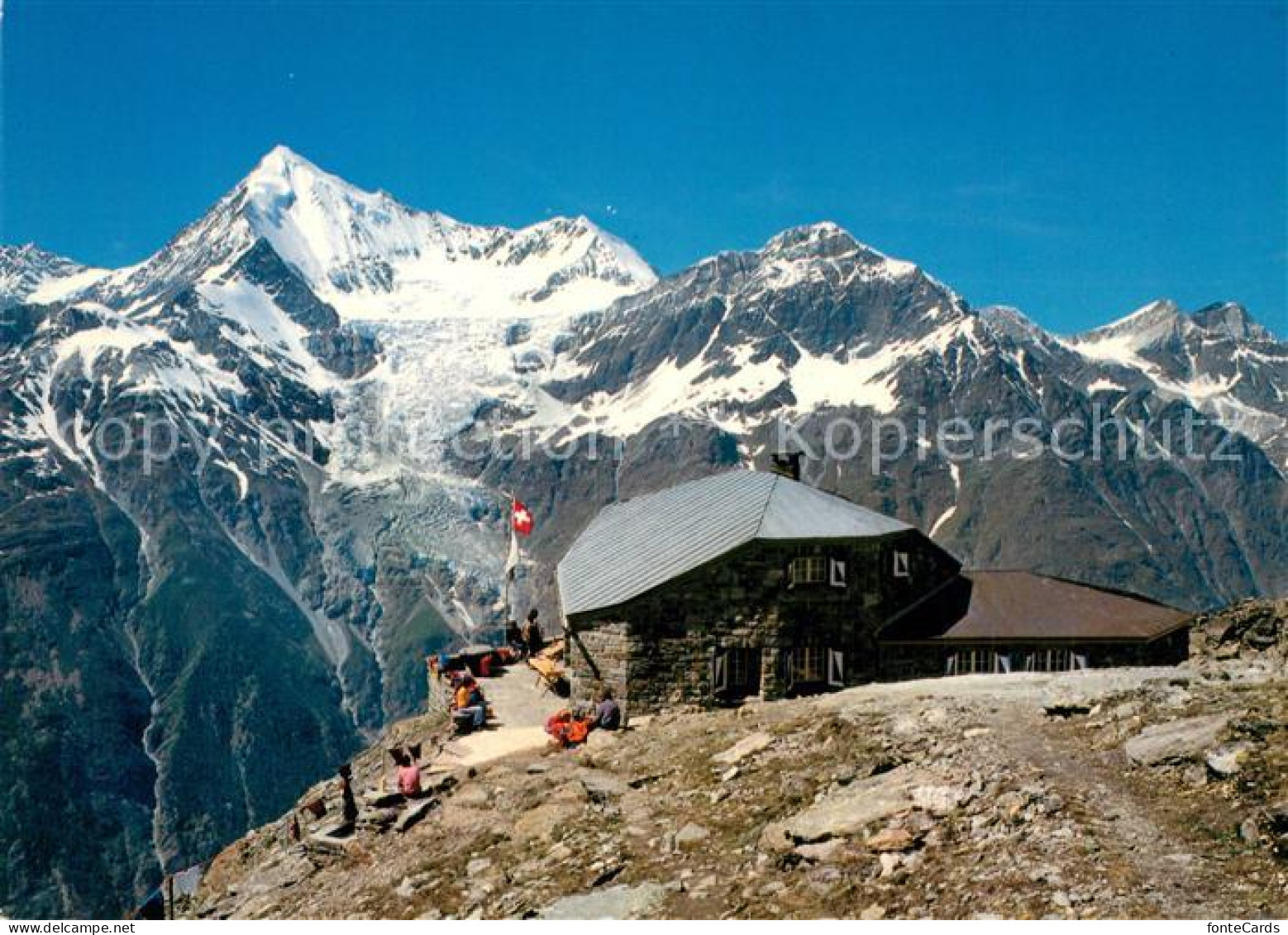 13338787 Randa Domhuette Mit Weisshorn Randa - Andere & Zonder Classificatie