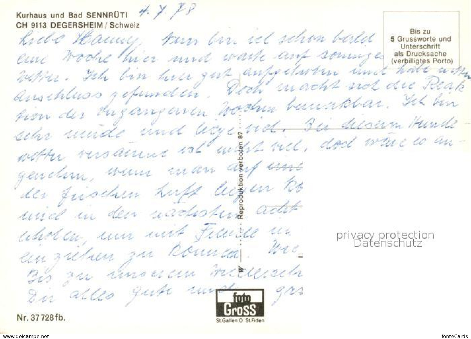 13338099 Degersheim SG Kurhaus Und Bad Sennrueti Degersheim SG - Other & Unclassified