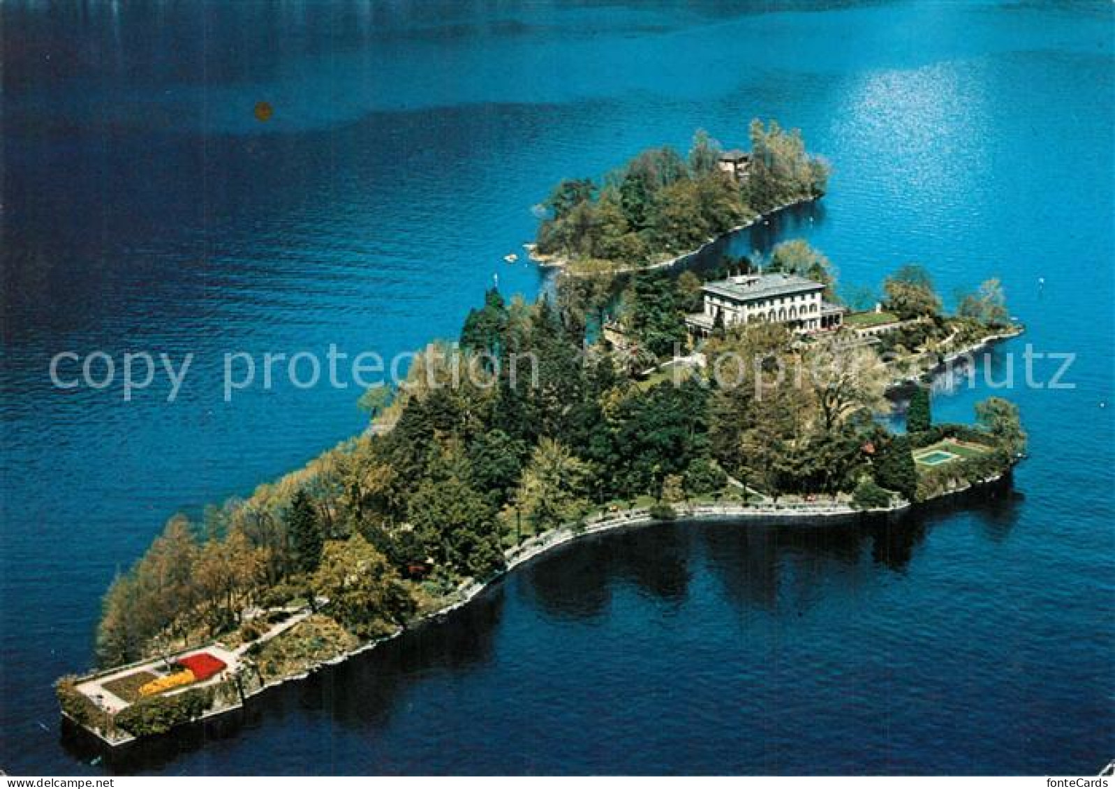 13335157 Isole Di Brissago Lago Maggiore Fliegeraufnahme Isole Di Brissago - Other & Unclassified