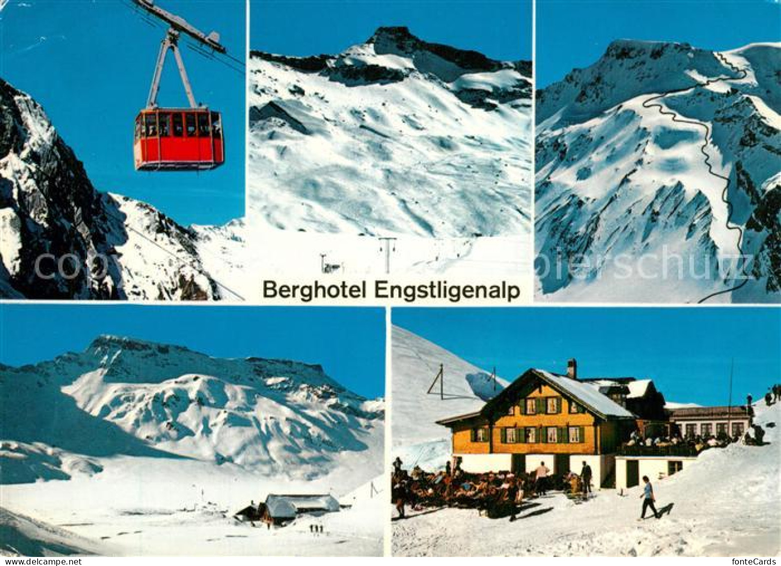 13326319 Adelboden Berghotel Seilbahn Panorama Adelboden - Autres & Non Classés