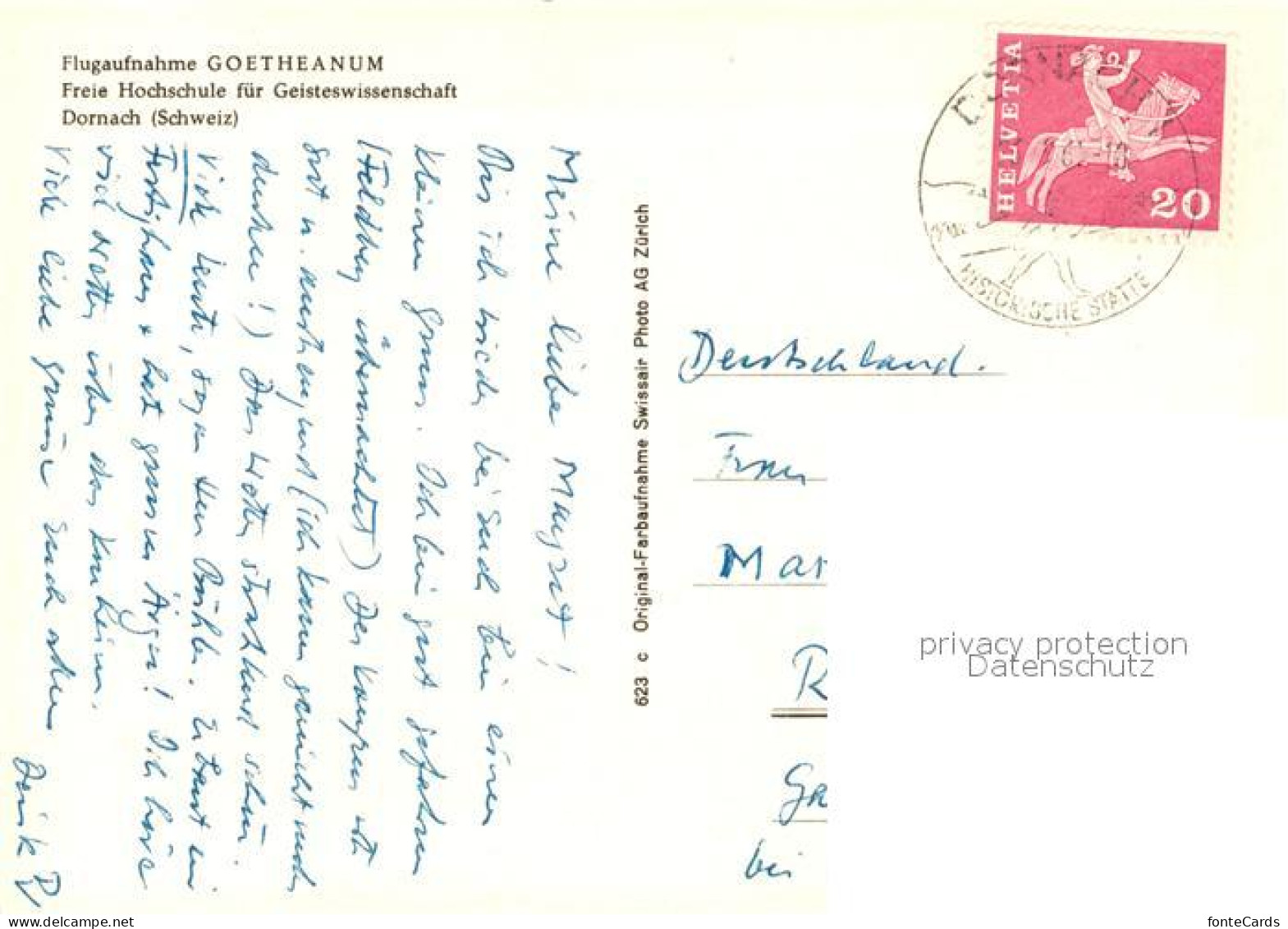 13326299 Dornach SO Fliegeraufnahme Mit Goetheanum Dornach SO - Sonstige & Ohne Zuordnung