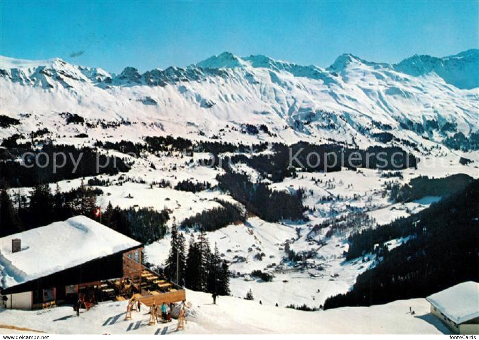 13325919 Churwalden Bergrestaurant Pradaschier Wintersportplatz Alpenpanorama Ch - Other & Unclassified