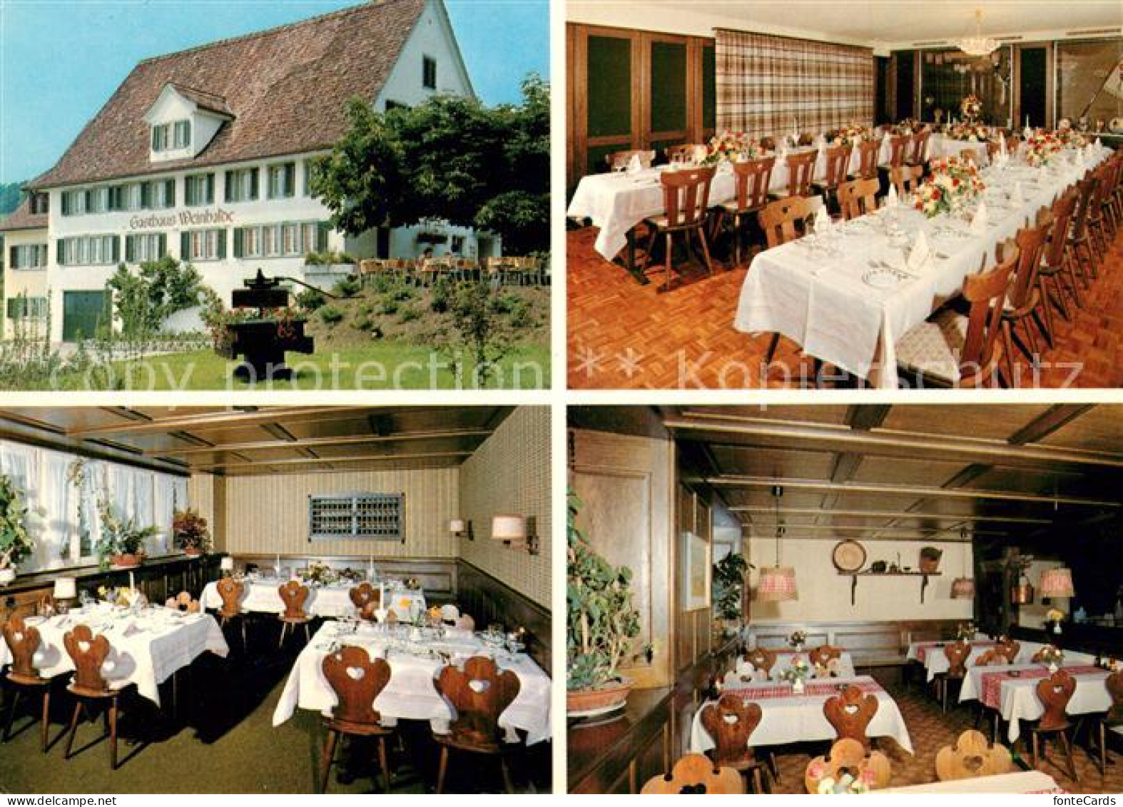 13324457 Rapperswil SG Gasthaus Weinhalde Speisesaal Gastraeume Rapperswil SG - Andere & Zonder Classificatie