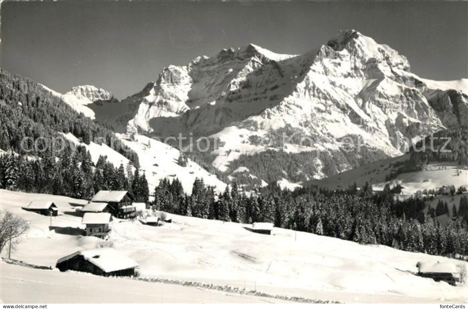 13322697 Adelboden Pension Restaurant Schermtanne Winter Adelboden - Autres & Non Classés