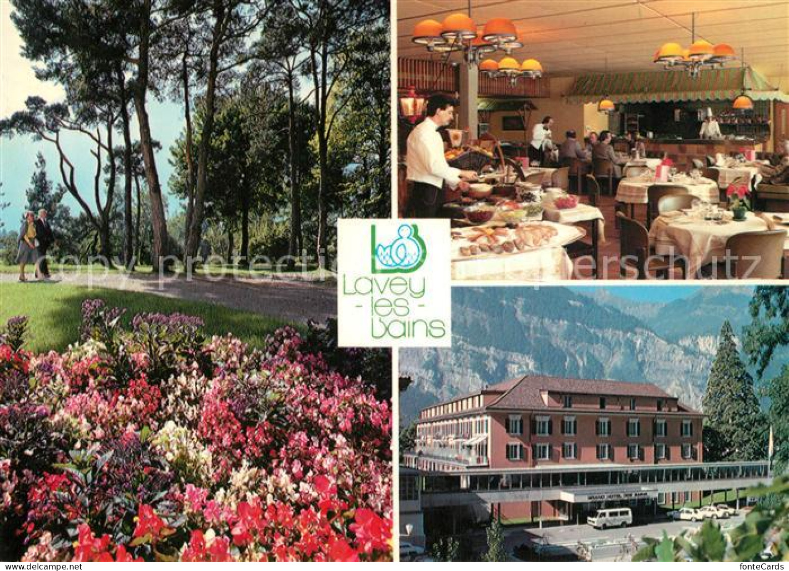 13321577 Lavey-les-Bains Grand Hotel Des Bains Restaurant Le Sequoia  Lavey-les- - Andere & Zonder Classificatie