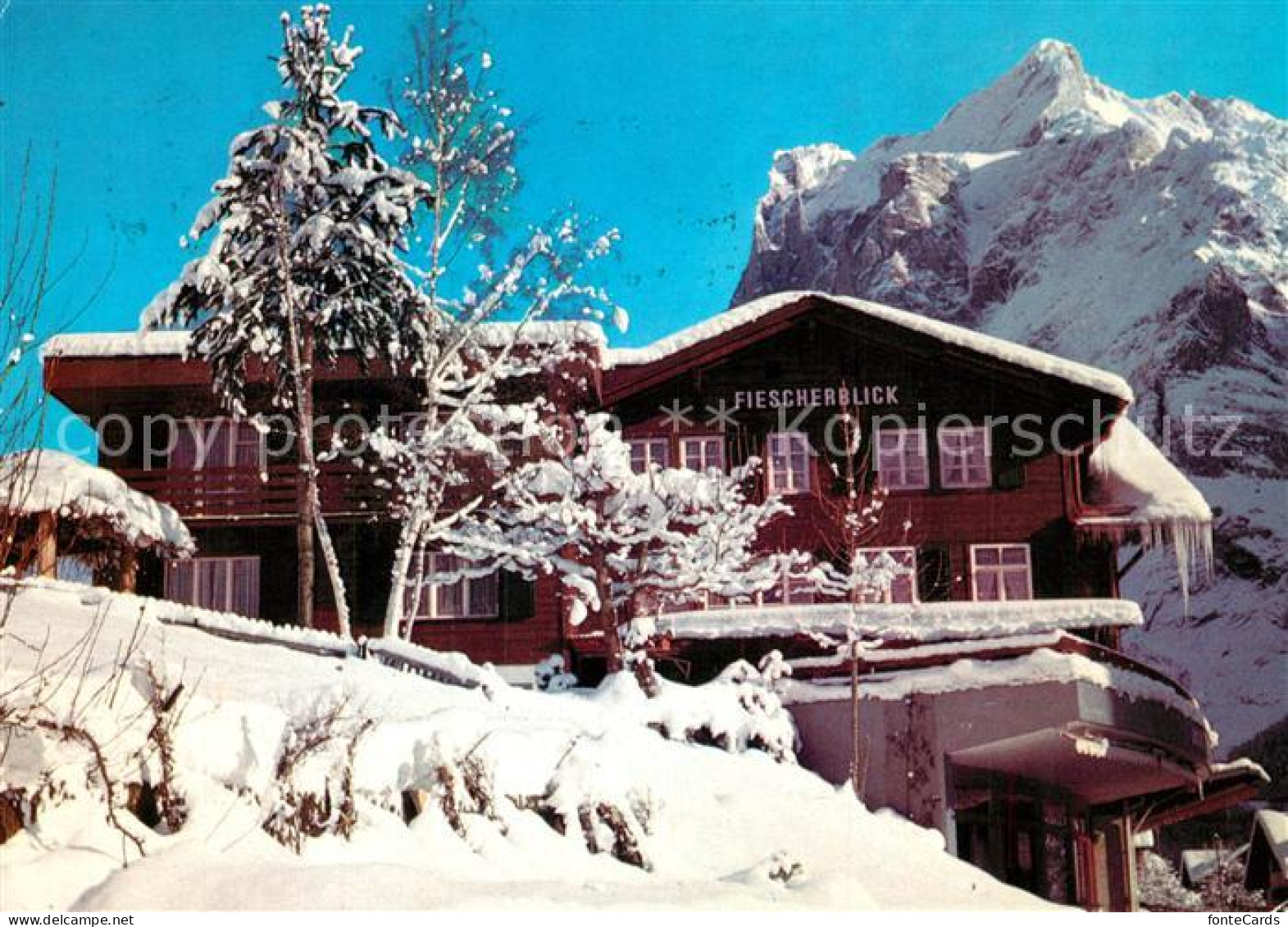 13320809 Grindelwald Hotel Restaurant Fiescherblick Winter Grindelwald - Other & Unclassified