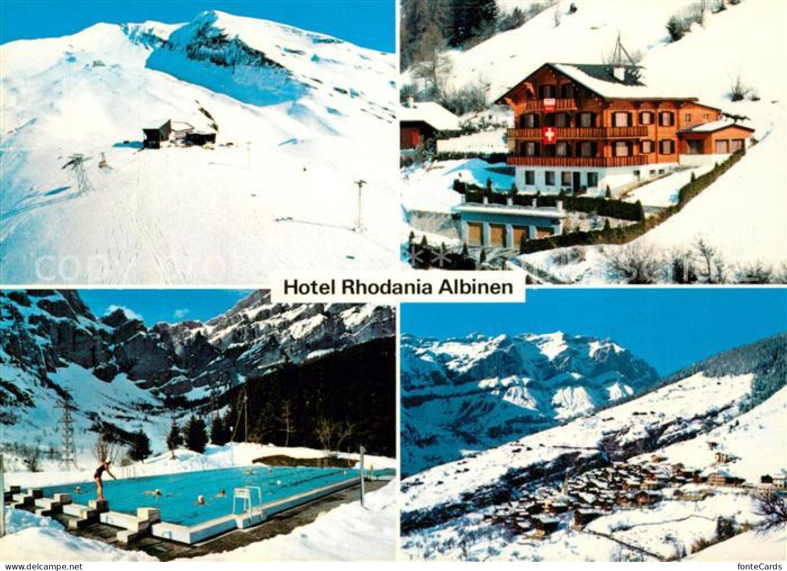 13317677 Leukerbad Hotel Rhodania Thermalbad Panorama Leukerbad - Other & Unclassified