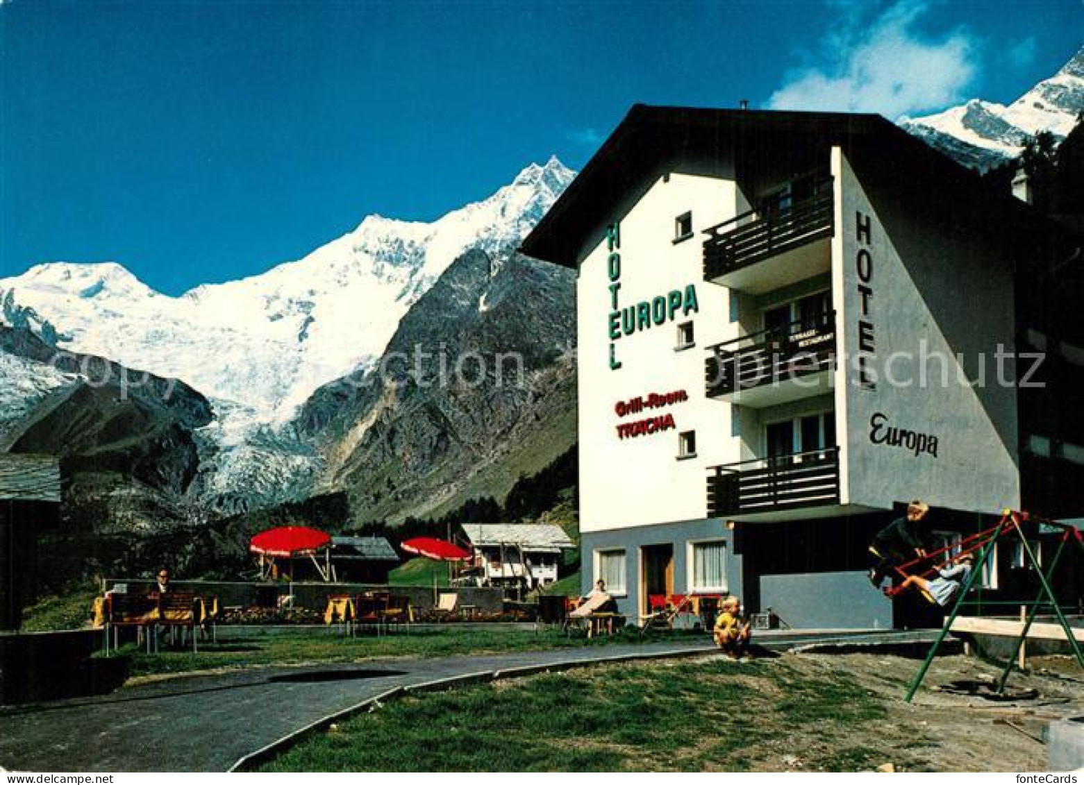 13317139 Saas-Fee Hotel Europa Mit Alphubel Taeschhorn Dom Saas-Fee - Other & Unclassified