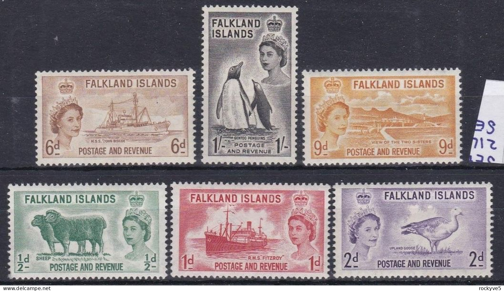 Falkland Islands 1955 Definitives MNH CV £45.75 SP £13.99 - Falkland Islands