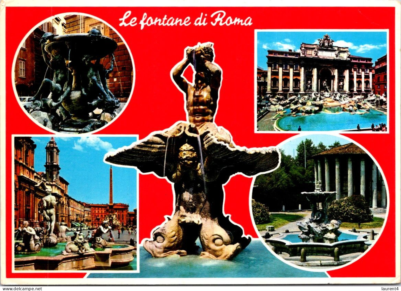 14-5-2024 (5 Z 10) Italy  (posted To Australia) Fontane Di Roma  (hitory) - Altri & Non Classificati