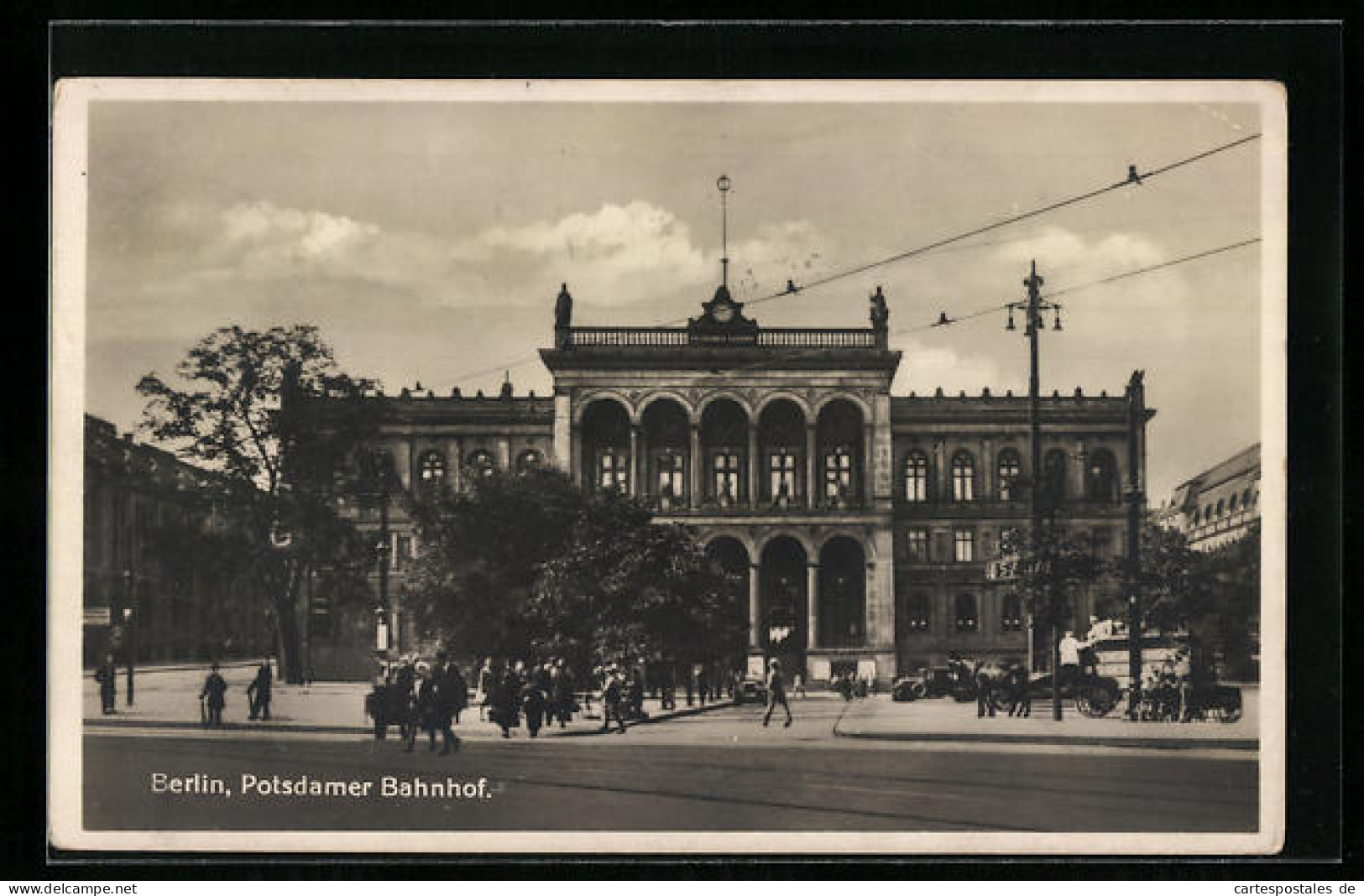 AK Berlin, Blick Auf Den Potsdamer Bahnhof  - Dierentuin