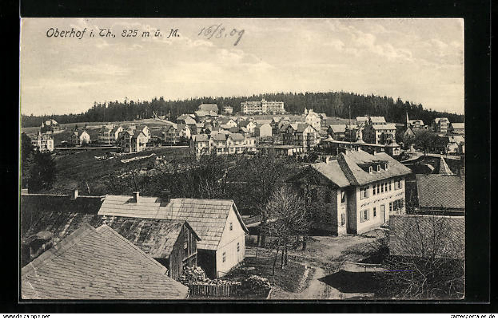 AK Oberhof In Thür., Ortsansicht Aus Der Vogelschau  - Oberhof