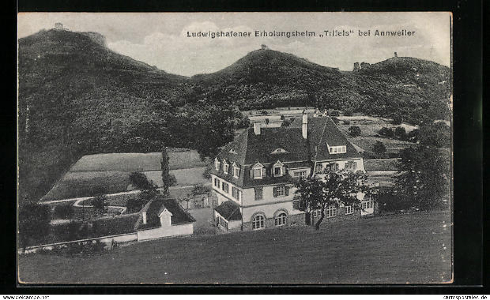 AK Annweiler, Ludwigshafener Erholungsheim Trifels  - Ludwigshafen
