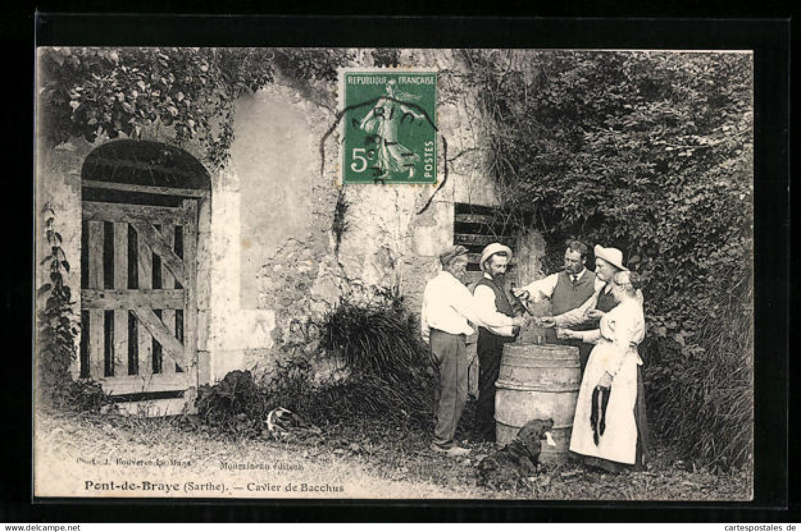 CPA Pont-de-Braye, Cavier De Bacchus  - Other & Unclassified