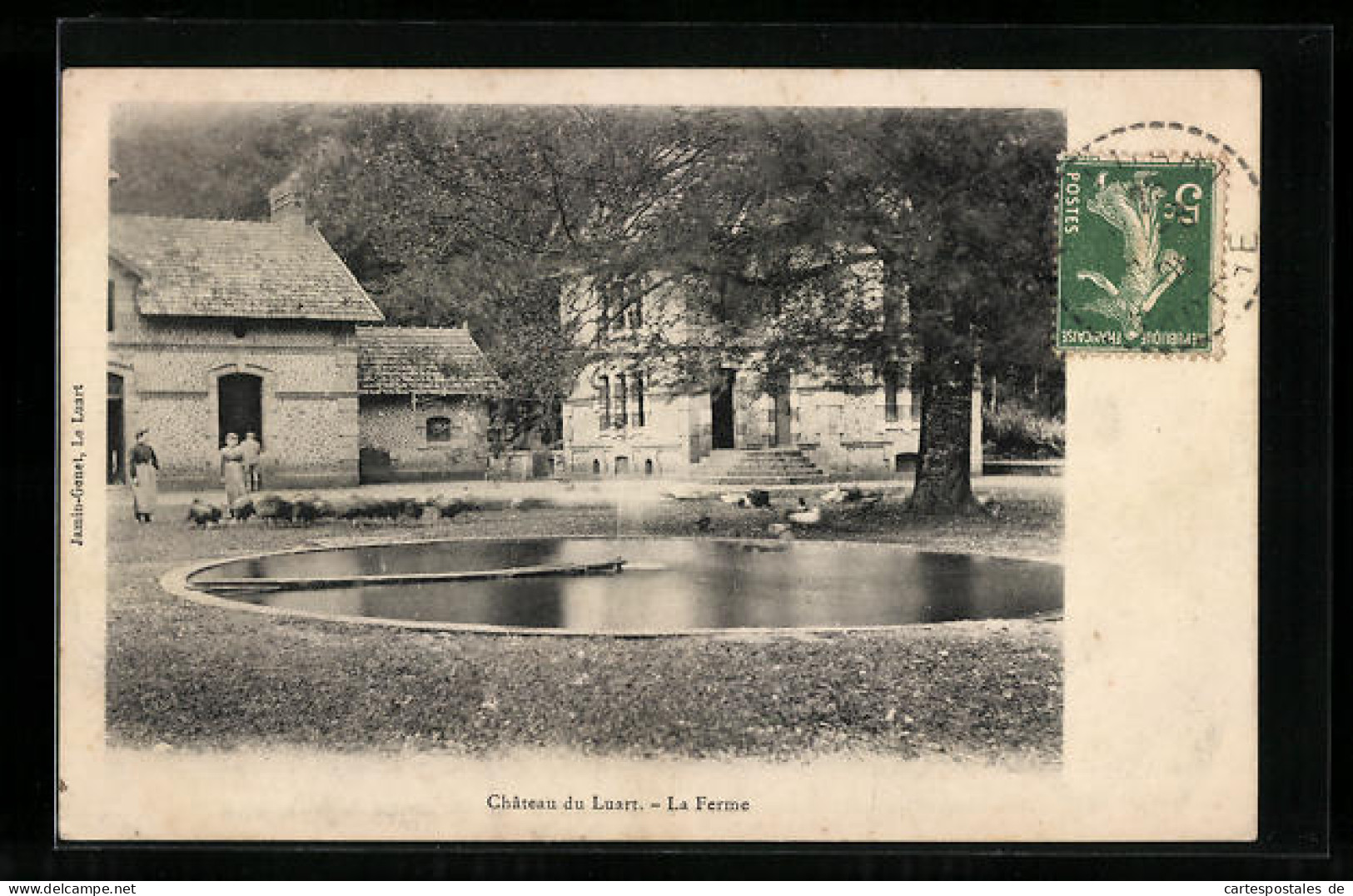 CPA Luart, Château Du Luart, La Ferme  - Other & Unclassified