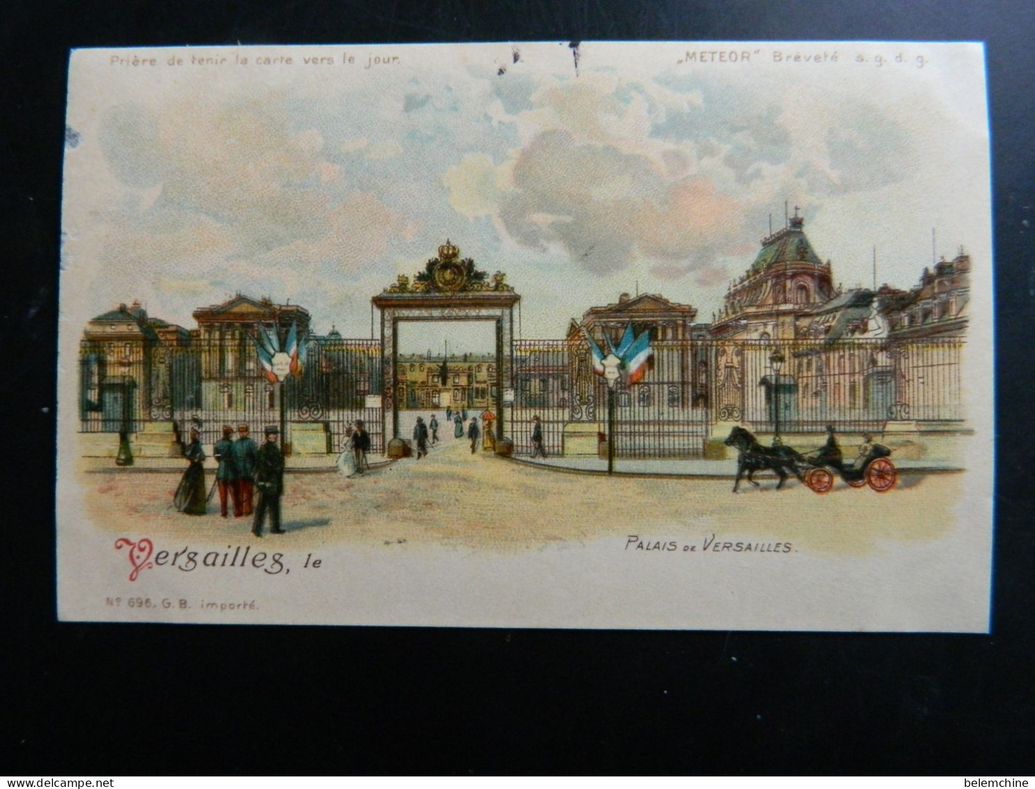 VERSAILLES                 CARTE TRANSPARENTE METEOR                   PALAIS DE VERSAILLES - Versailles (Kasteel)