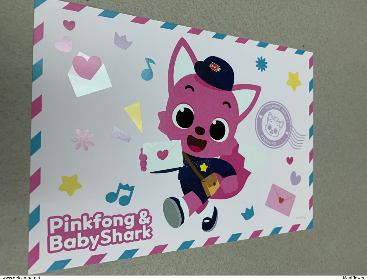 2024 Korea Stamp Postcard  Pinkfong And Baby Shark MNH 10 Different - Corée Du Sud