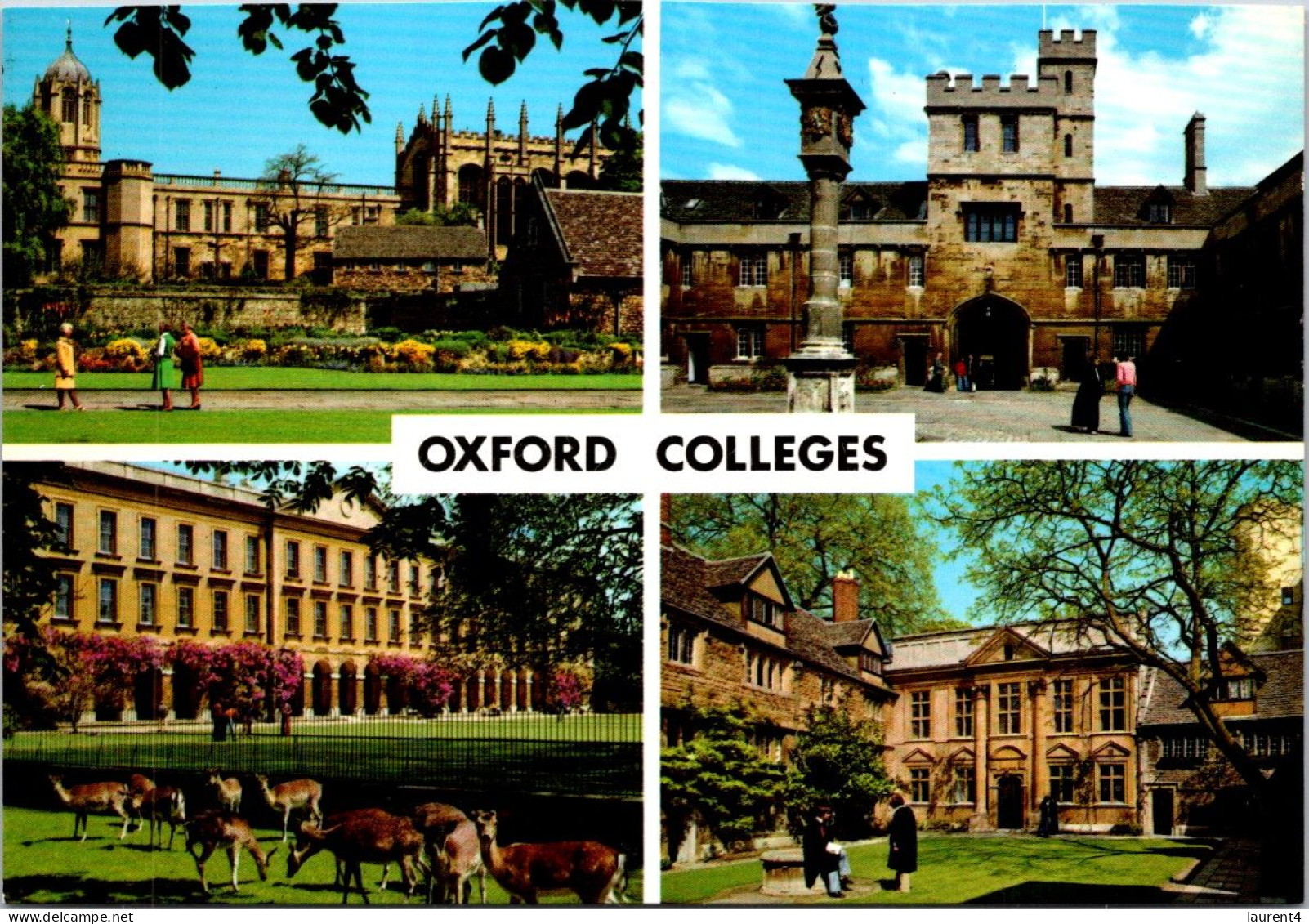 14-5-2024 (5 Z 10) UK - City Of Oxford (with Colleges) 2 Postcards - Oxford