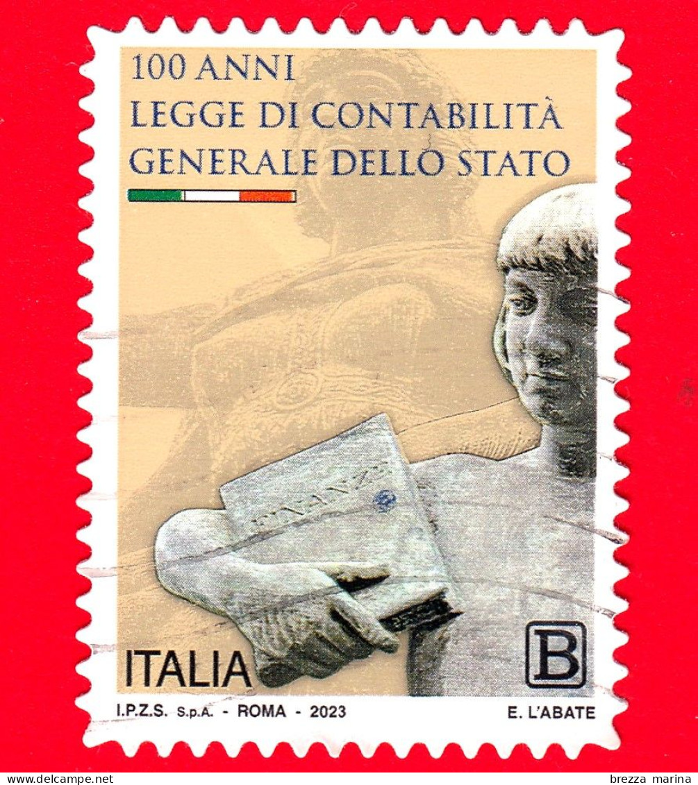ITALIA - Usato - 2023 - 100 Anni Della Legge Di Contabilità Generale Dello Stato - B - 2021-...: Used