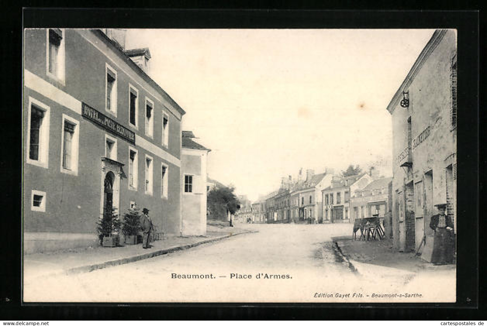 CPA Beaumont, Place D`Armes  - Altri & Non Classificati