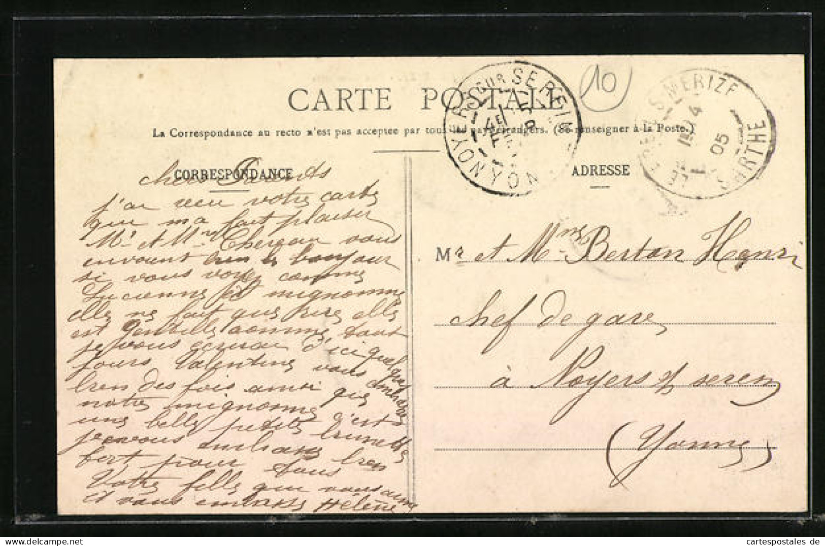 CPA Le Breil-s /-Merize, Rue Gambetta  - Altri & Non Classificati